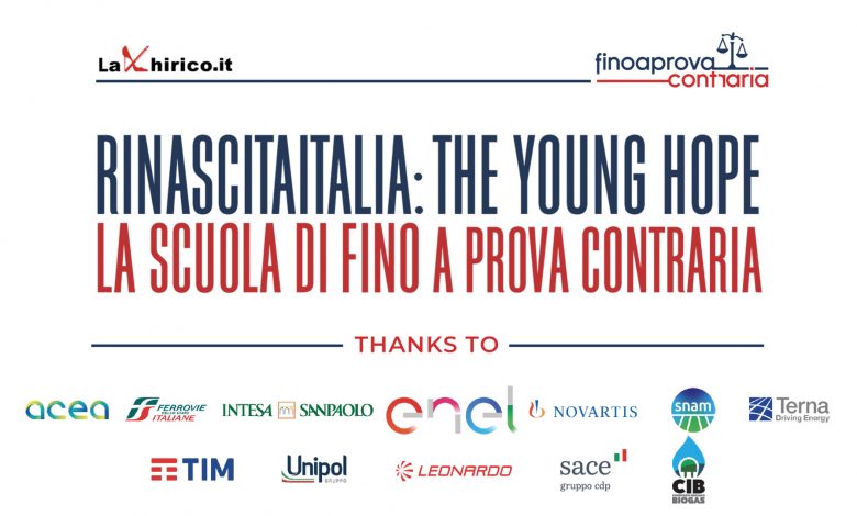 Photo of Al via giovedì la Scuola di Fino a prova contraria “Rinascita Italia: The Young Hope”