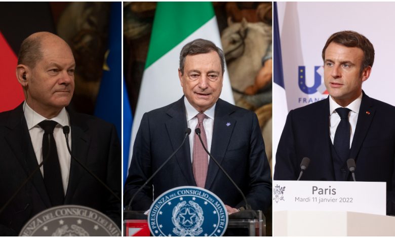 Photo of Draghi, Macron e Scholz a Kiev: “Sostegno di unità europea agli ucraini”