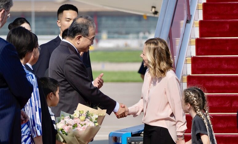 Photo of Meloni porta il Made in Italy in Cina per costruire il dopo Via della Seta